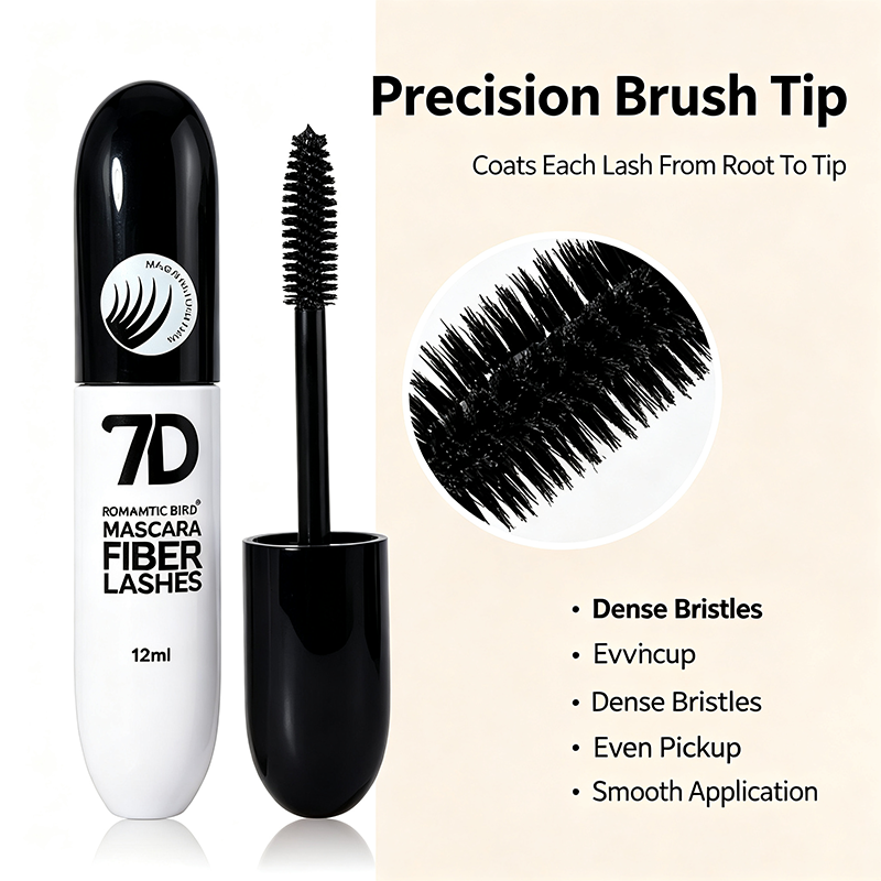 7D Silk Fiber Black Lengthening Mascara - Adult Beauty Makeup✨ - image 2