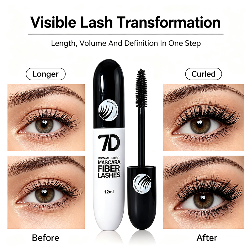 7D Silk Fiber Black Lengthening Mascara - Adult Beauty Makeup✨ - image 5