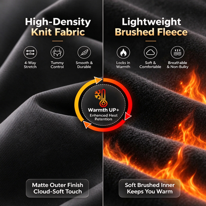 Women's Fleece Lined Wide Leg Pants, High Waisted Soft Thermal Straight Leg Lounge Pants 🧶