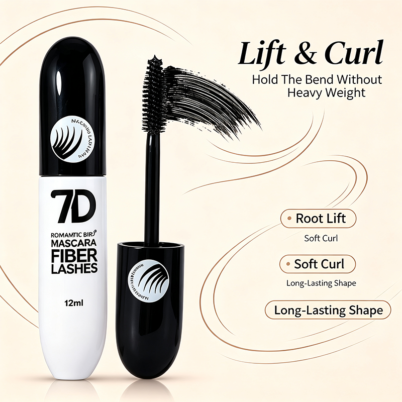7D Silk Fiber Black Lengthening Mascara - Adult Beauty Makeup✨ - image 1