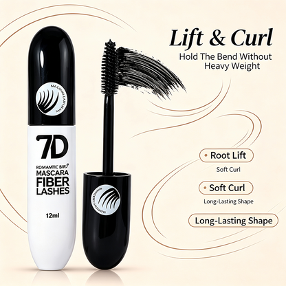 7D Silk Fiber Black Lengthening Mascara - Adult Beauty Makeup✨ - image 1