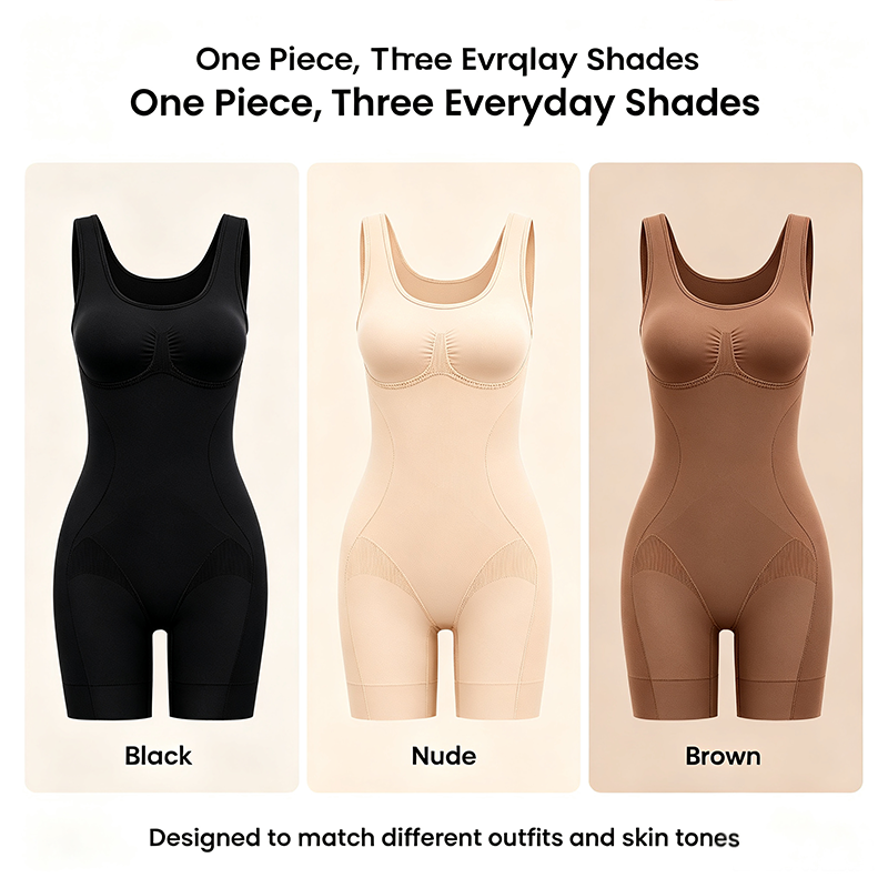 Tummy Control Butt Lifter Faja Bodysuit, Back Support Scrunch Back Open Design🧘 - image 8