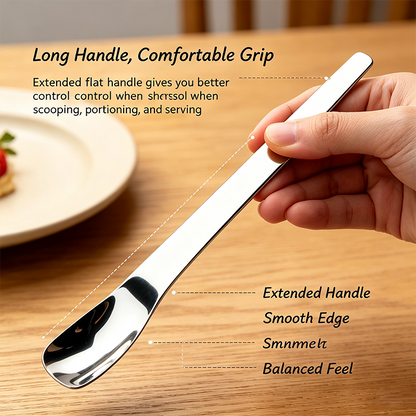 316L Stainless Steel Dessert Spade Spoon, Mirror Polished Thick Multi‑Purpose Spoon🥄 - image 6
