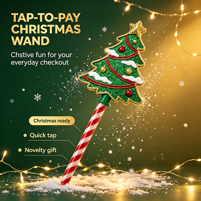 Christmas Tree Tap‑To‑Pay Wand 🎄 - image 1