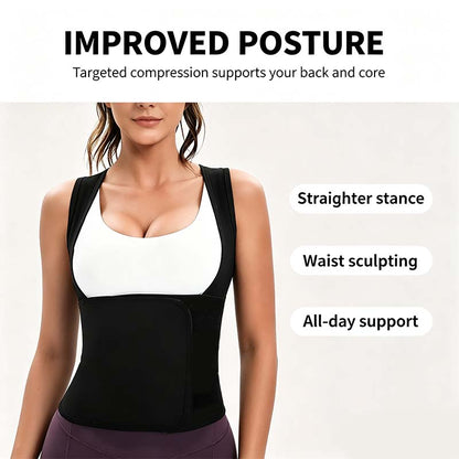 Women's Zip-Up Compression Shapewear Vest - Athletic Active Tops 🏋️‍♀️ - image 2
