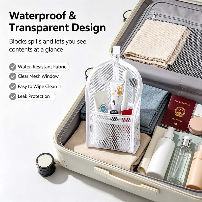 Standing Toiletry Bag Waterproof Foldable Travel Makeup Organizer🎒 - image 6