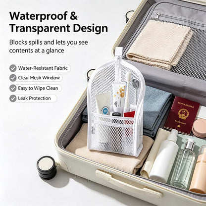 Standing Toiletry Bag Waterproof Foldable Travel Makeup Organizer🎒 - image 6