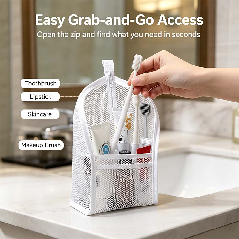 Standing Toiletry Bag Waterproof Foldable Travel Makeup Organizer🎒 - image 4