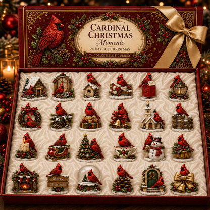 🔥Last 30 pcs✨⏰Last day 50% off🔥✨24-Day Advent Calendar - Cardinal