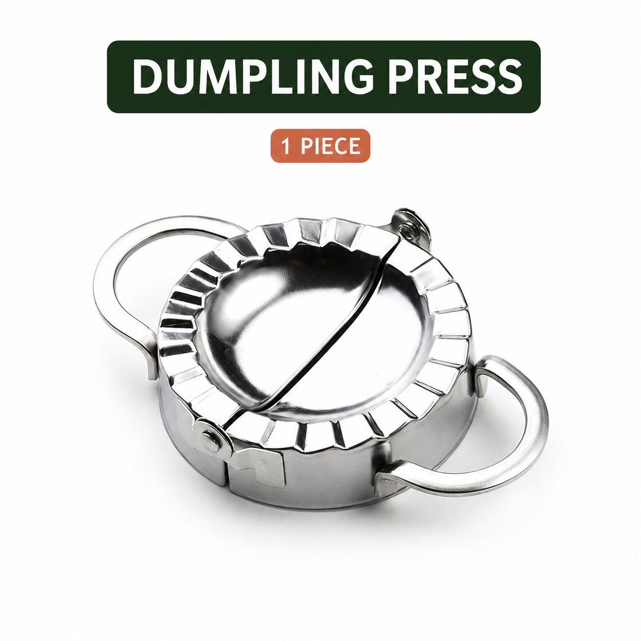 🥟 Stainless Steel Dumpling Maker & Dough Cutter Set – Roll, Fill, Press & Seal with Ease - image 9