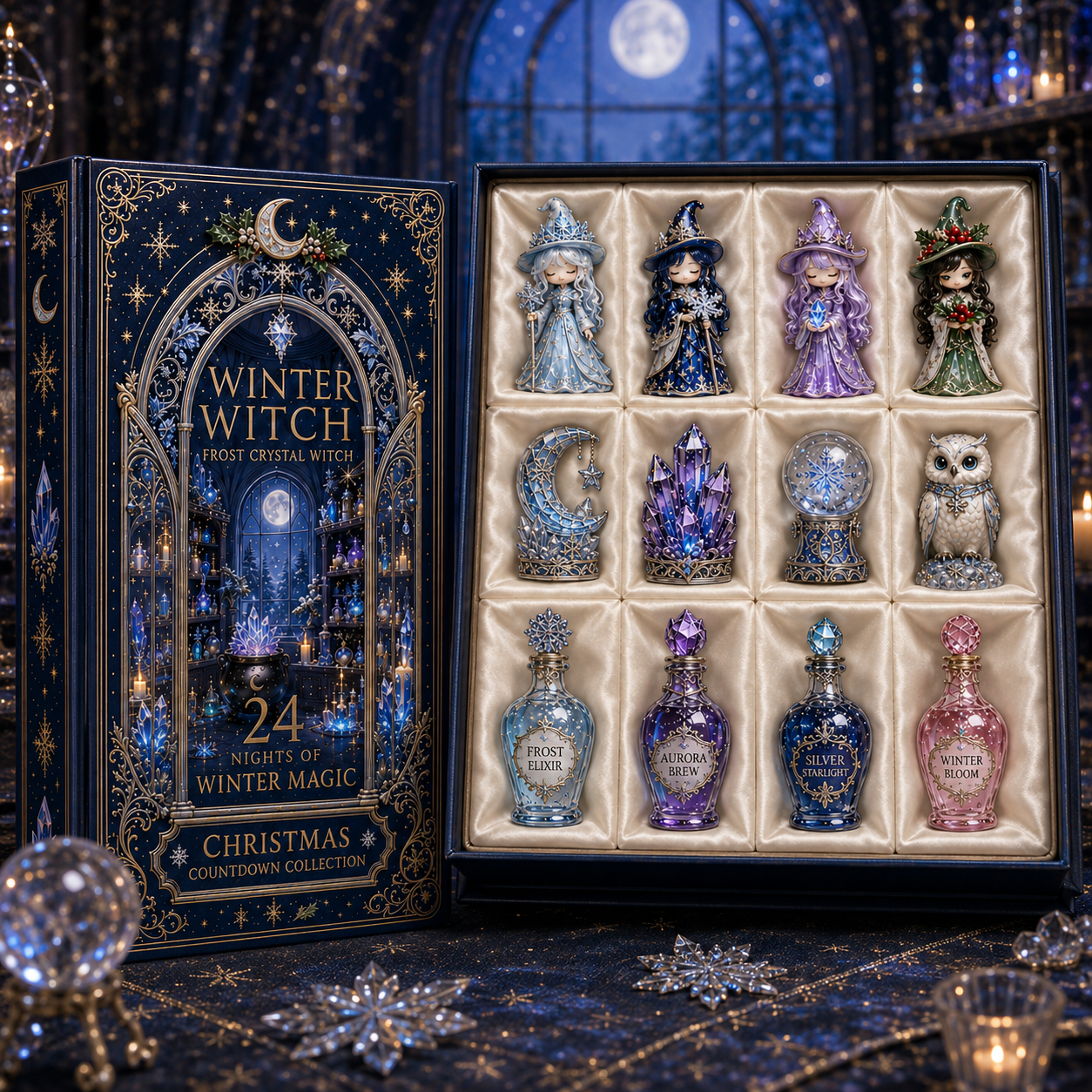 Winter Witch Advent Calendar 2026 – 24 Nights of Frost Crystal Magic
