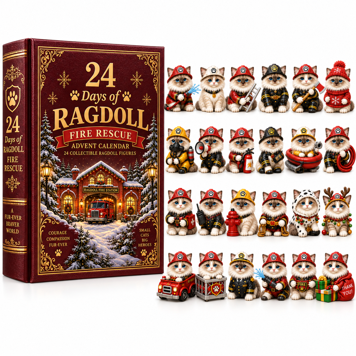 24 Days of Courage & Cuddles — Ragdoll Fire Rescue Advent Calendar 2026