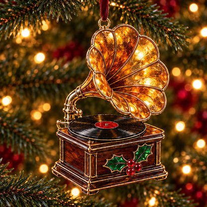 Vintage Music Christmas Ornaments – 6 Nostalgic Designs for Music Lovers