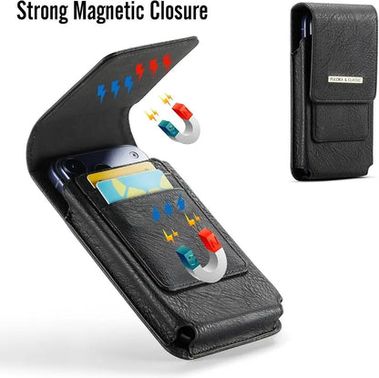 Men's Waist Phone Pouch with Card Slot, Magnetic Lock & Metal Belt Clip📱 - image 12