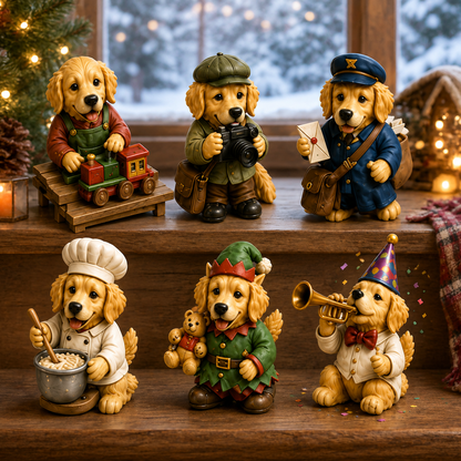 Golden Retriever Jobs Advent Calendar 2026 – 24 Days of Adorable Career-Themed Golden Retriever Miniatures & Christmas Surprises