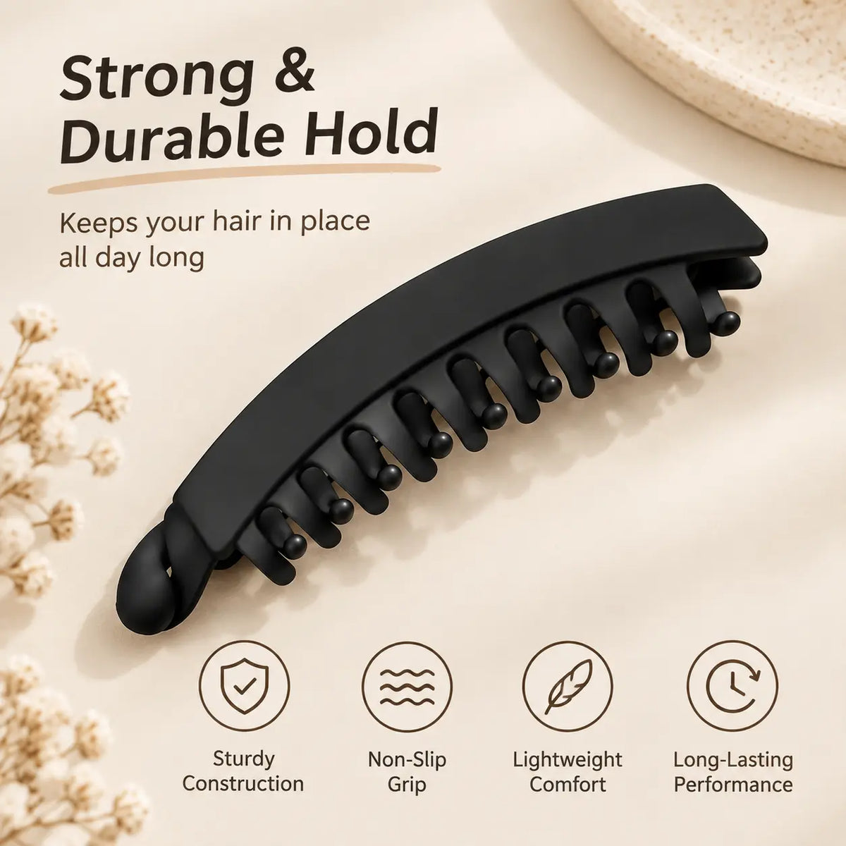 3 PCS Banana Hair Clips for Women, Cute and Stylish French Hair Claw Clips✨ - image 8