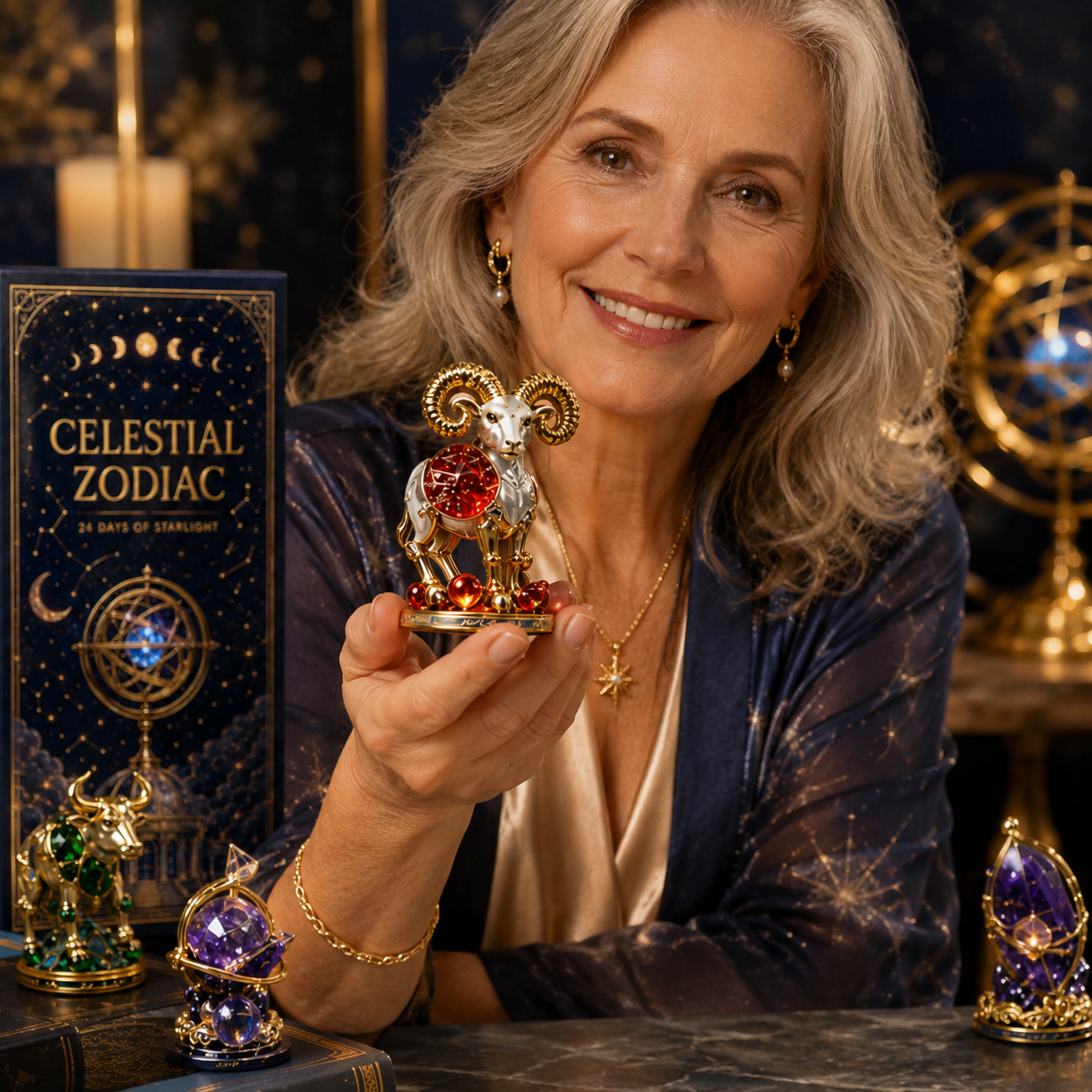 Celestial Zodiac 24-Day Christmas Advent Calendar