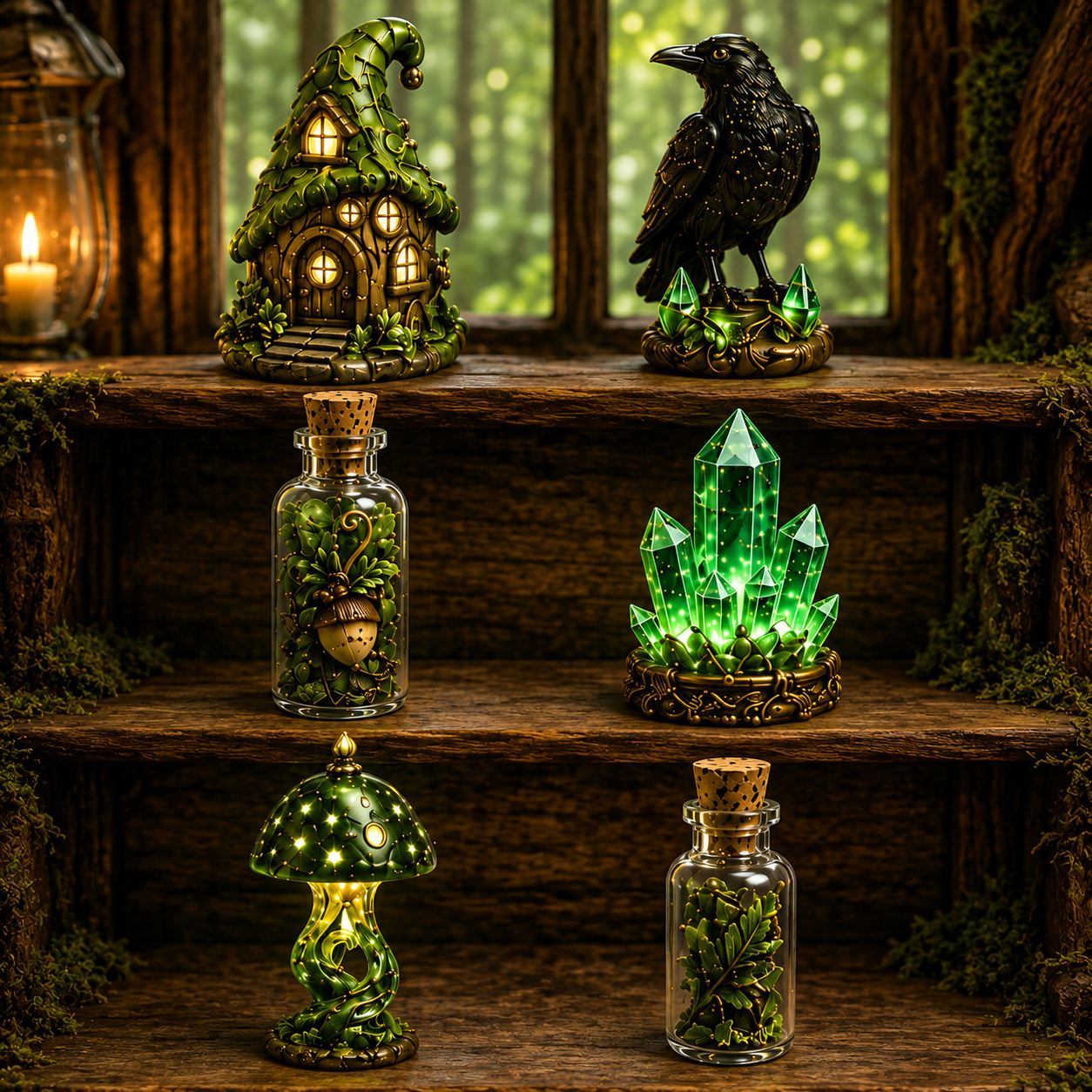 24 Days of Forest Magic – Witchy Crystal Miniature Countdown Calendar 2026