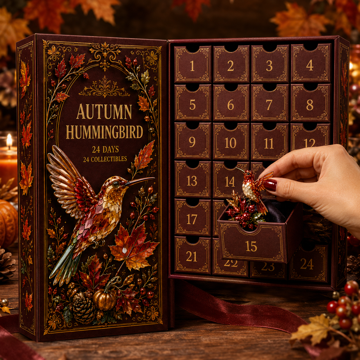 🔥Last 50 pcs✨⏰Last day 50% off🔥✨24-Day Advent Calendar - Hummingbird