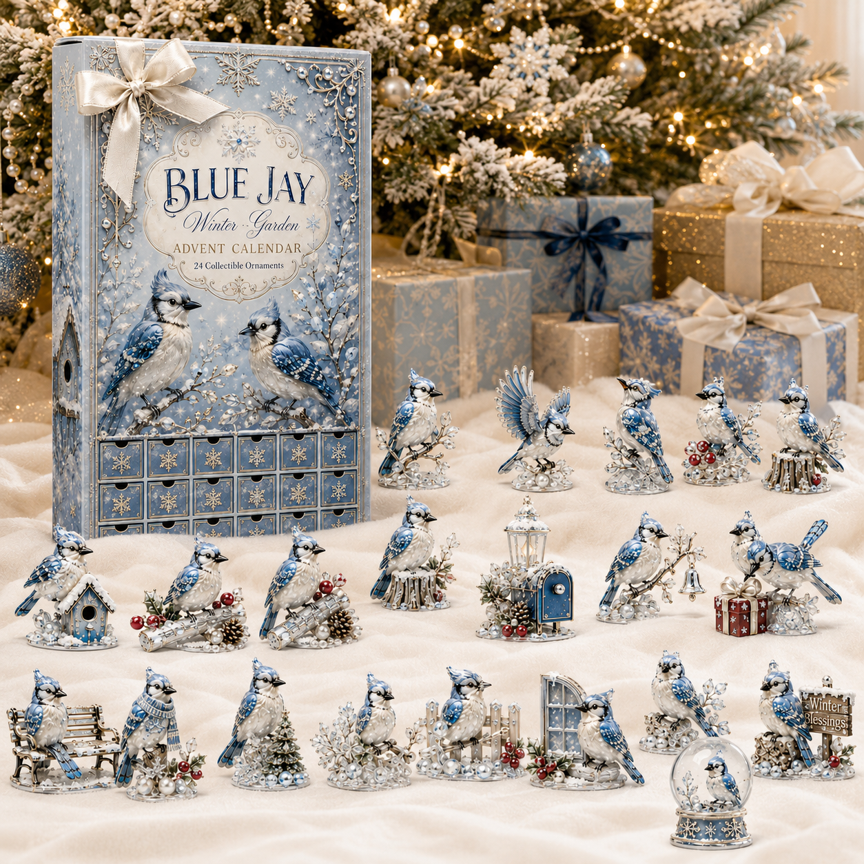 🔥Last 30 pcs✨⏰Last day 50% off🔥✨24-Day Advent Calendar - Blue Jay
