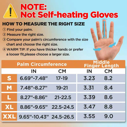 Winter Gloves Women Men Gloves Liners Thermal Warm Touch Screen 🧤