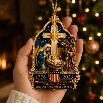 🔥Last 30pcs🔥✨Nativity scene Christmas tree ornament