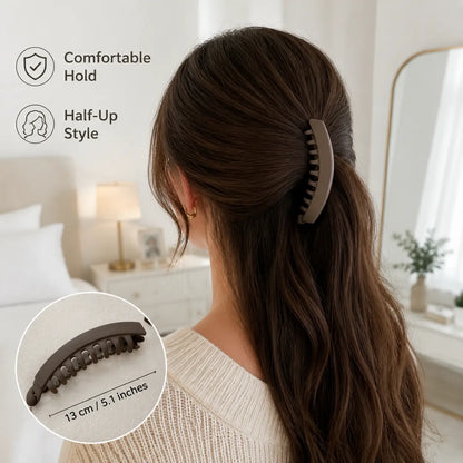 3 PCS Banana Hair Clips for Women, Cute and Stylish French Hair Claw Clips✨ - image 9