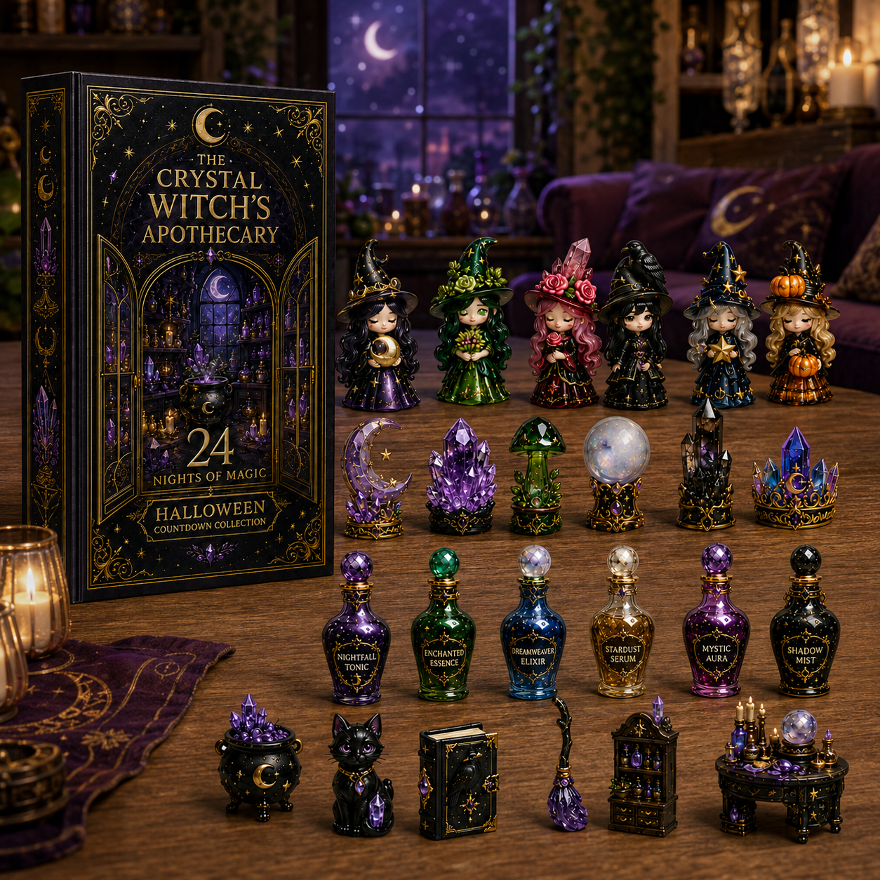 The Crystal Witch’s Apothecary Advent Calendar 2026 – 24 Nights of Magical Miniatures