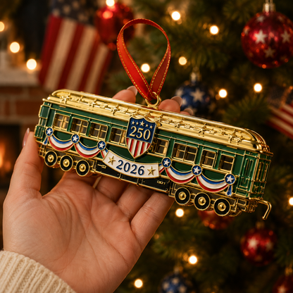 ✨250th Anniversary Edition Gold-and-Green Vintage Tram