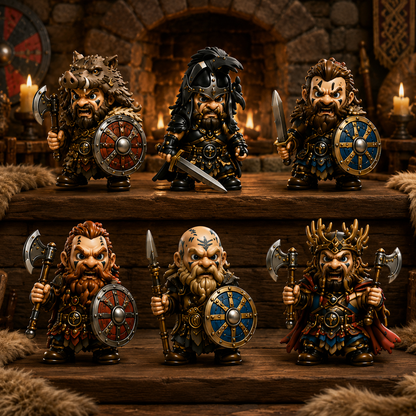 24 Days of Northern Legends – Warriors of the North Advent Calendar 2026 | 24 Collectible Viking Warrior Miniatures, Acrylic Charms Blind Box