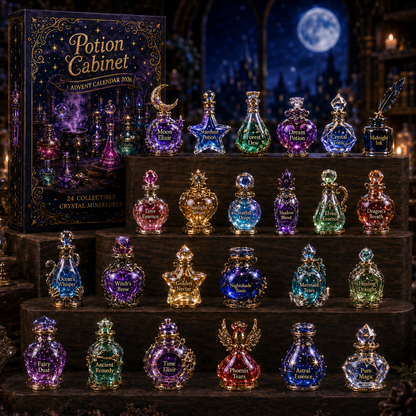 24 Days of Potion Magic – Crystal Potion Collectible Countdown Calendar 2026
