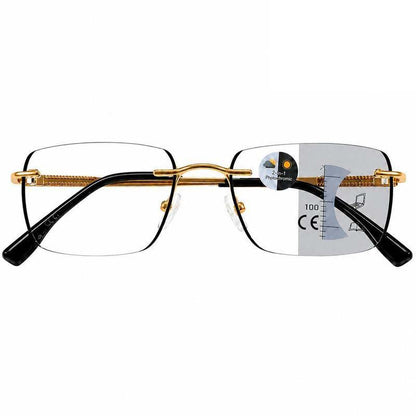 Unisex Progressive Multifocal Photochromic Reading Eyeglasses 👓