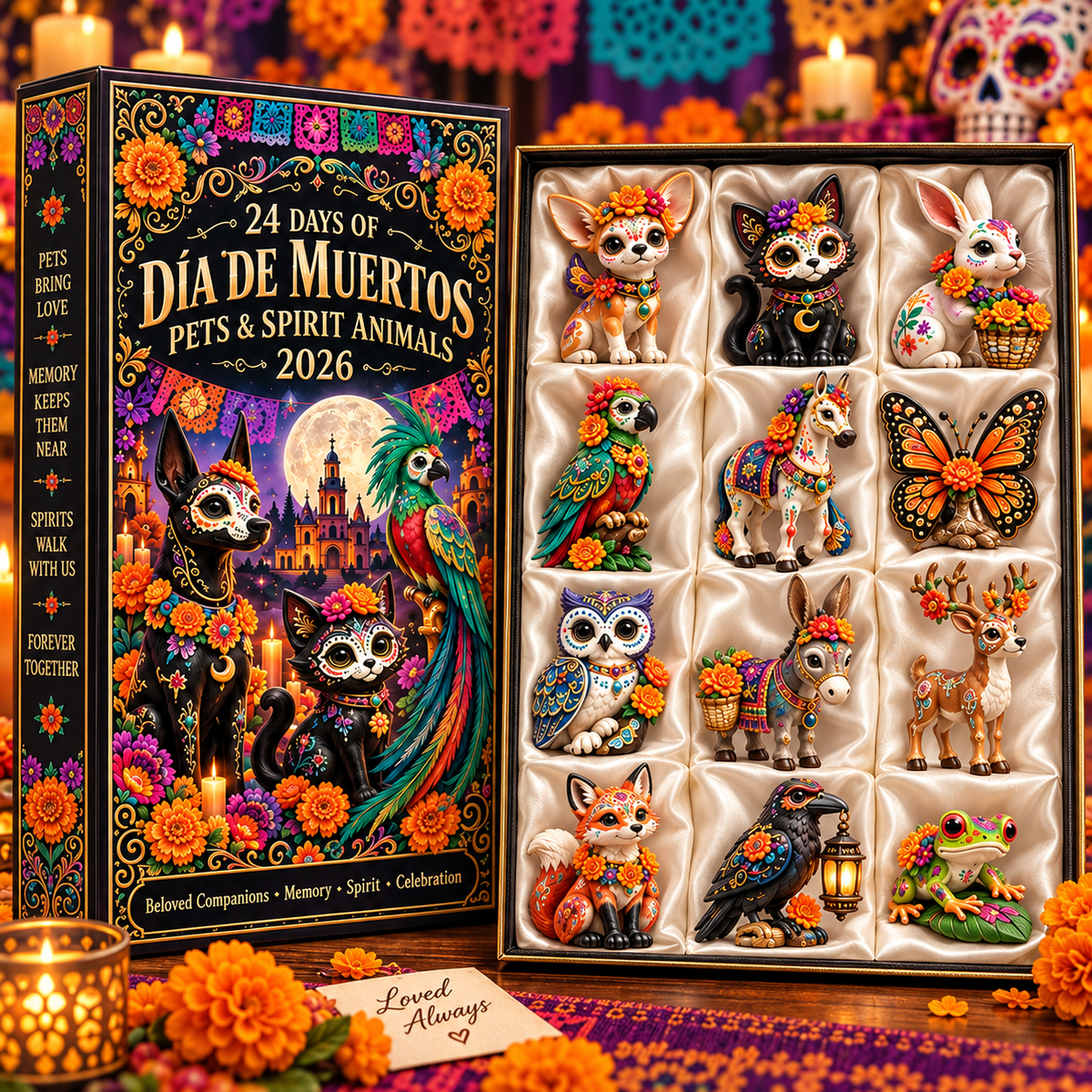Día de Muertos Pets & Spirit Animals Advent Calendar 2026