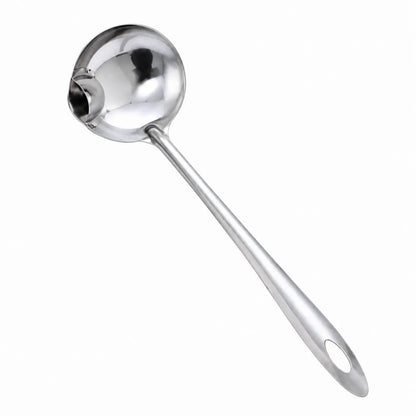 Stainless Steel Oil Separator Ladle - Mirror Polished, Ergonomic Handle Kitchen Gadget 🥣 - image 10