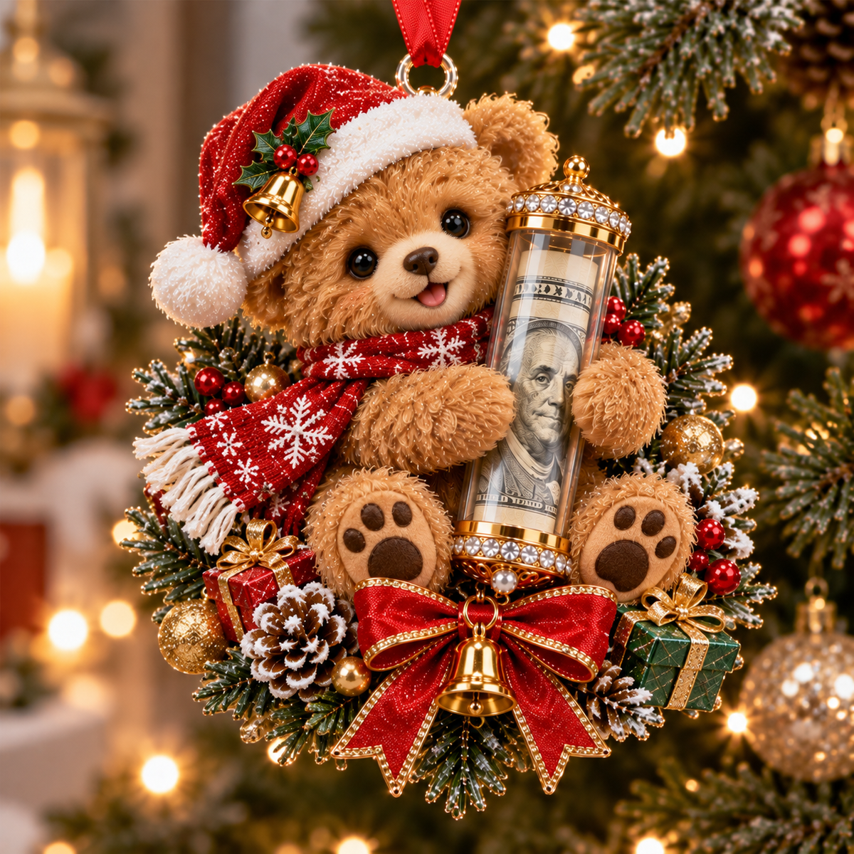 Christmas Cash Gift Ornament, A Fun Way to Give Money This Christmas 🎄💵 - image 5