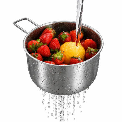 Stainless Steel Sink Hanging Drain Basket, with Handle Fast Draining 🚰