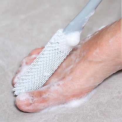 Long-Handle Silicone Soft Pedicure Tool, Shower Foot Cleaning Brush for Toe Gap Skin Cleansing🦶🚿 - image 11