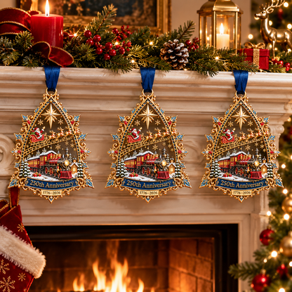 🔥2026 250th Anniversary Christmas Express Collector Ornament