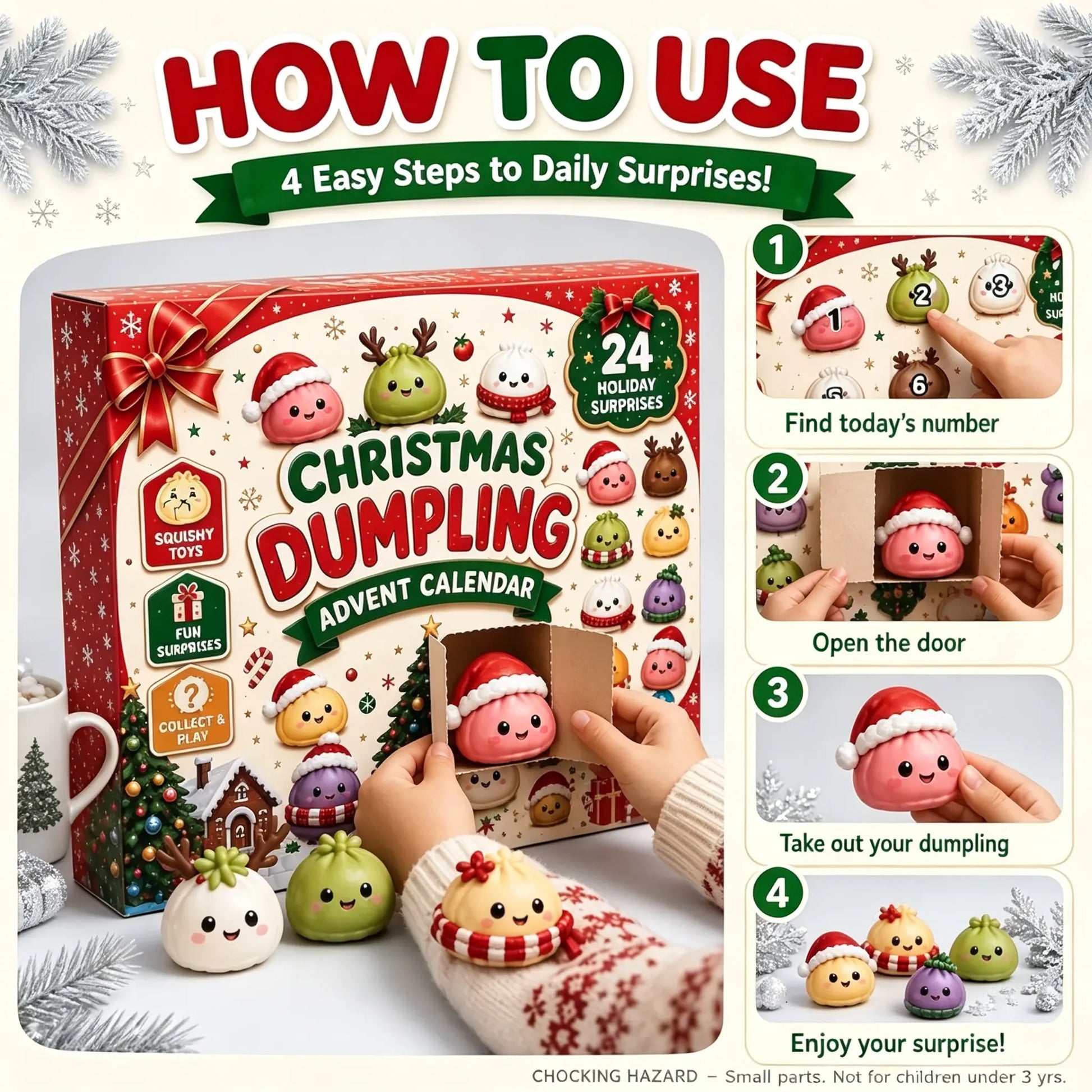 Christmas Squishy Advent Calendar 2026 Countdown Calendar 🎄 - image 7