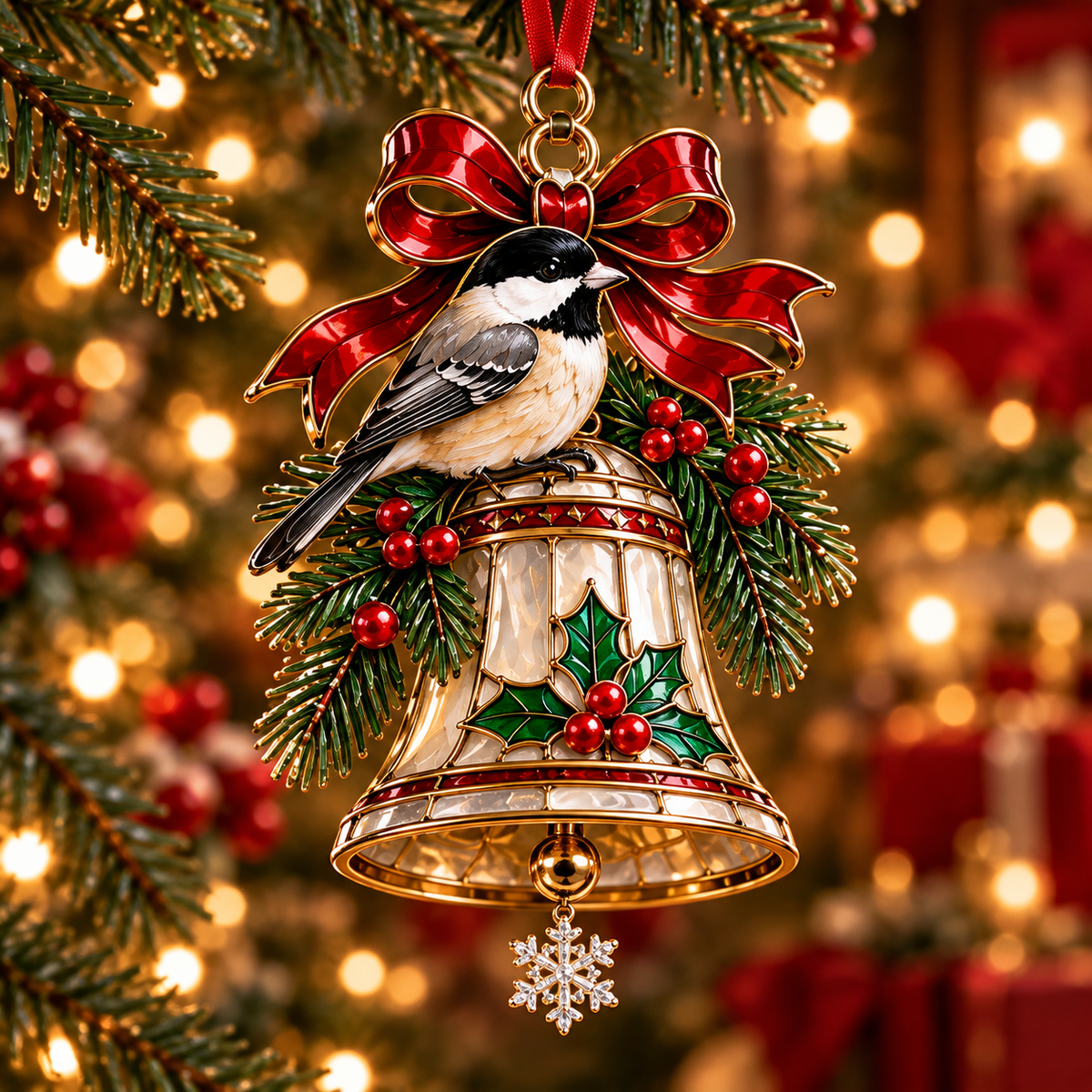 2026 Feathered Christmas Jewels – 6-Piece Bird Ornament Gift Set