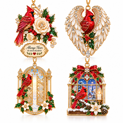 Cardinal Christmas Ornament –  Red Bird Holiday Keepsake, Meaningful Memorial Gift for Family & Loved Ones