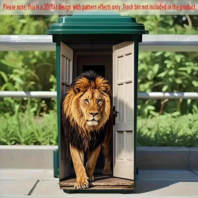 🐴 Creative Trash Can Sticker with Colourful Cartoon - image 13