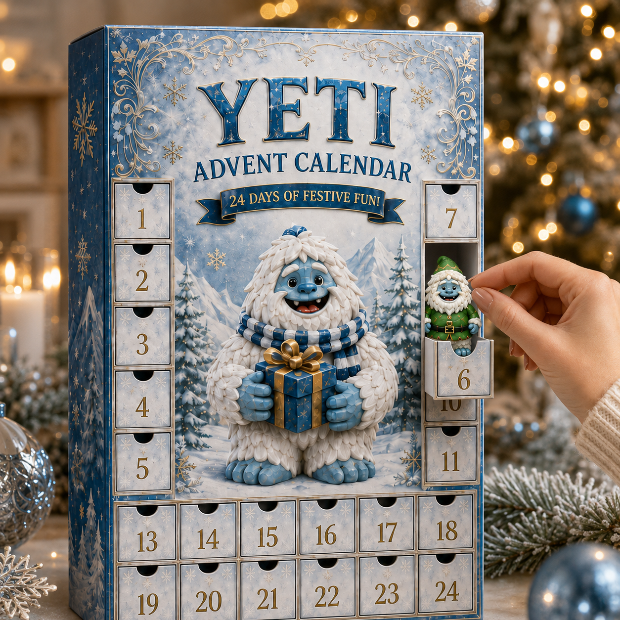 🔥Last 30 pcs✨⏰Last day 50% off🔥✨24-Day Advent Calendar - Yeti
