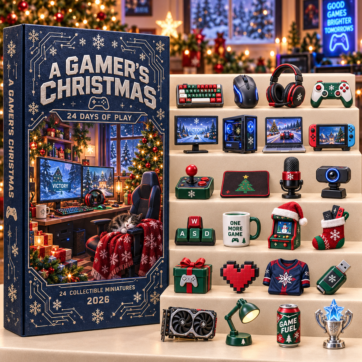 A Gamer’s Christmas 2026 Advent Calendar – 24 Collectible  Gaming Miniatures