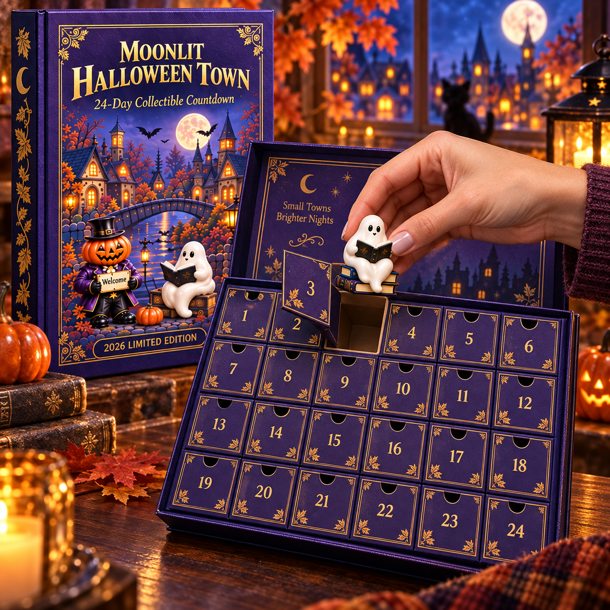 2026 Moonlit Halloween Town Advent Calendar – 24 Unique  Miniature Collectibles in a Deluxe Gift Box