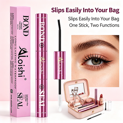 2 in 1 Bond & Seal Eyelash Adhesive, Black/White Waterproof Gentle Lightweight Strong Hold Glue🖤🤍 - image 5