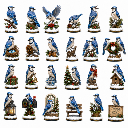 🔥Last 30 pcs✨⏰Last day 50% off🔥✨24-Day Advent Calendar - Blue Jay