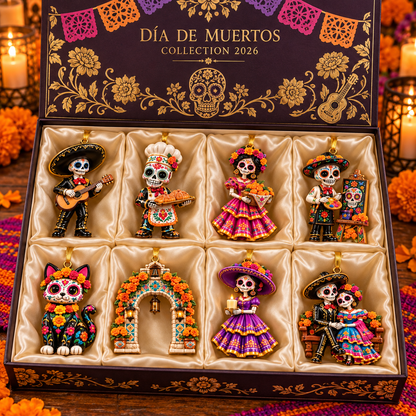 2026 Día de Muertos Ornaments – Folk Art Keepsake Collection Celebrating Love & Remembrance