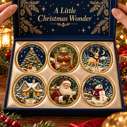 2026 Christmas Memories Coin Collection – 6 Festive Designs, Double-Sided Details & Timeless Holiday Charm