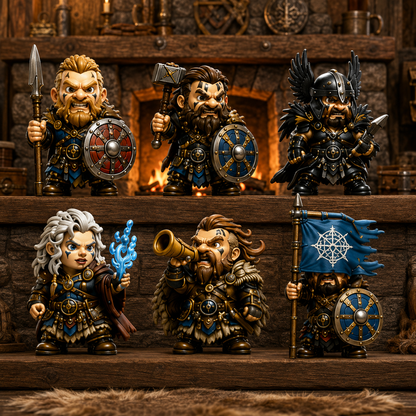 24 Days of Northern Legends – Warriors of the North Advent Calendar 2026 | 24 Collectible Viking Warrior Miniatures, Acrylic Charms Blind Box